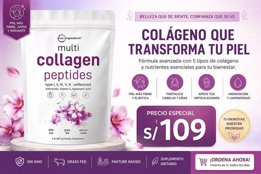 Multi Collagen Peptides con Glucosamina y Condroitina